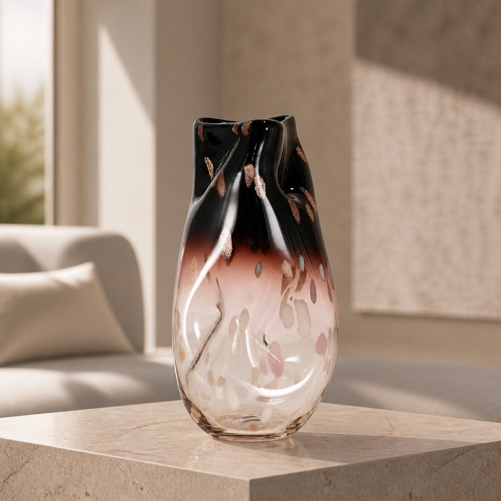 2 Tone Purple Vase 34 cm