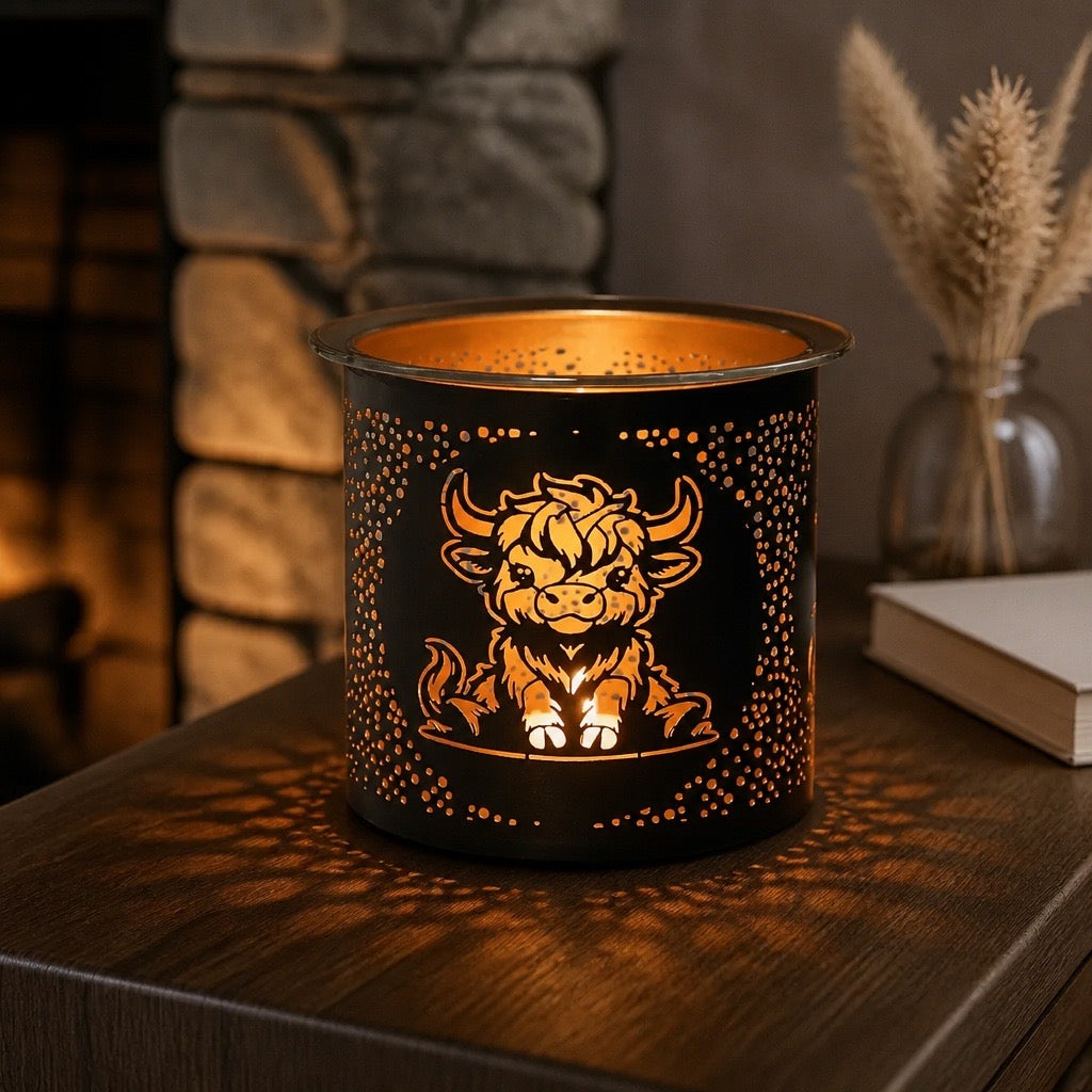 Highland Cow Tealight Wax Melter