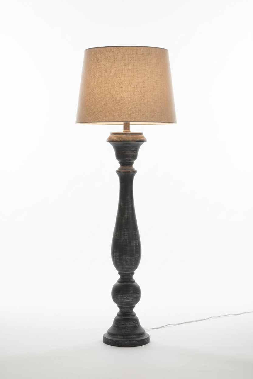 Ithaca Floor Lamp White Cord
